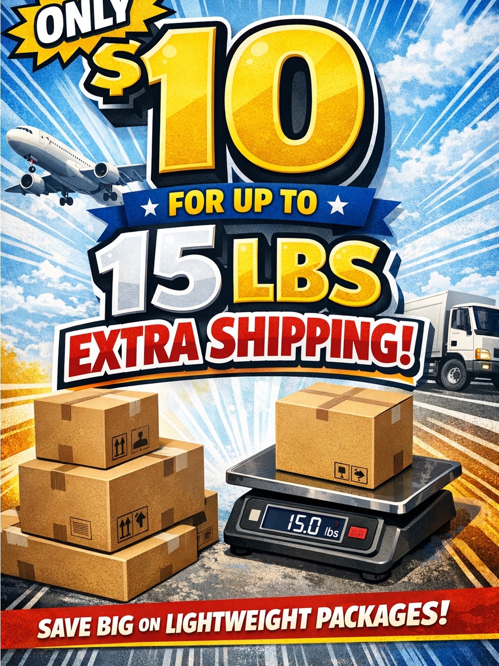 $10 Extra Shipping